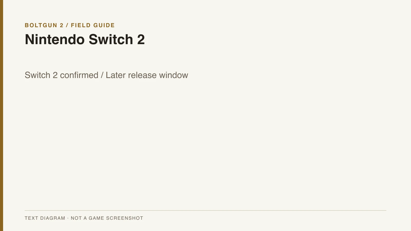 Boltgun 2 Nintendo Switch 2 editorial text diagram